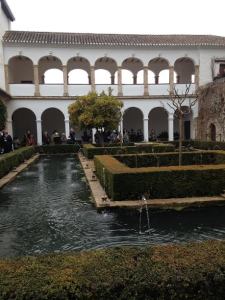 Courtyard within the Alhambra