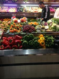Fruits and vegetables at mercado - ps those peppers are the size of my head
