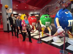 Touring Abbey road and the M&M store all in one shot